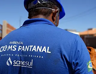 Referência nacional, modelo de universalização de esgoto avança sistematicamente em MS