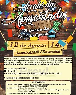 PreviD realiza o 6º Encontro dos Aposentados com direito a arraia e apresentações