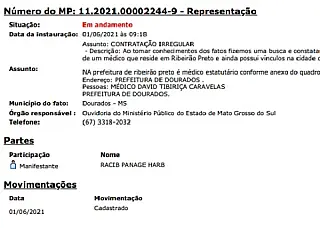 Contratação irregular de presidente do Comitê da Covid será investigada pelo MP
