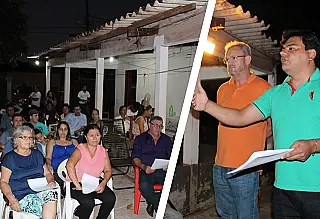 Marcelo e Geraldo anunciam recursos para asfaltar rua Natal
