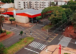 Detran reforça sinalização em área escolar de Dourados