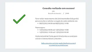Consulta do Banco Central de valores a receber esquecidos em bancos