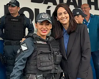 Gianni destaca mulheres no comando da segurança