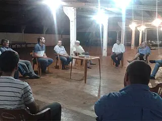 Silas Zanata se reúne com agricultores do Guassusinho