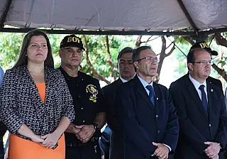 Vereadores prestigiam troca de comando no DOF em Dourados