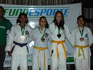 Judô de Itaporã fica em segundo lugar no JEMS 2016