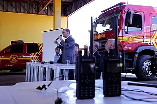 Funcionalidade do sistema de radiocomunicação digital é apresentado pelas forças de segurança