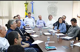 Riedel faz a primeira reunião com os secretários de Estado e secretários-adjuntos