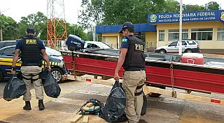 Presos traficantes que tentavam se passar por pescadores