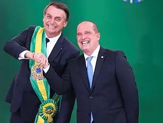 Em agenda com Bolsonaro, Onix diz que nada mudou no Governo