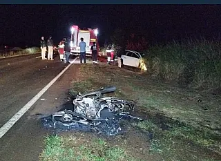 Paulinho morre ao bater moto de frente com Saveiro