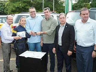 Dourados ganha cinco viaturas para a Guarda