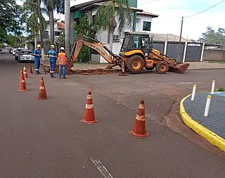 Sanesul intensifica intervenções em sistema de abastecimento