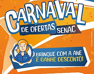 Cursos do Senac com 25% começam em fevereiro