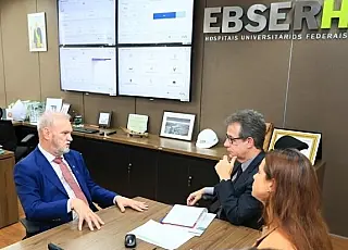Geraldo discute Alta Complexidade no HU com Ebserh