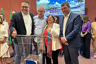 Alan Guedes assina convênio para construção da unidade em Dourados