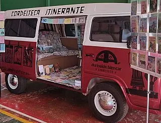 Tenda literária e Kombi do cordel são atrações