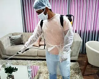 Ação de higienização é feita em todas as dependências da Prefeitura de Naviraí
