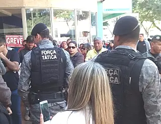 Polícia monitora ações de manifesto contra o Governo