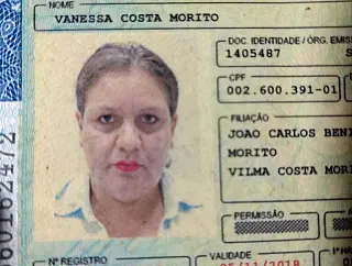 Vanessa Morito morre com tiro na nuca