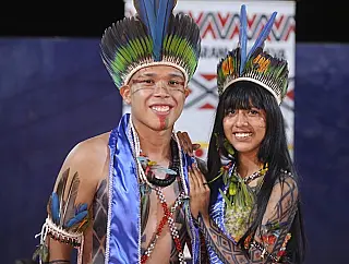 Mister e Miss representam a beleza indígena