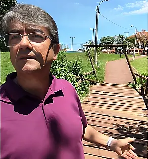 Vereador supervisiona reforma de pontes do Parque Antenor Martins