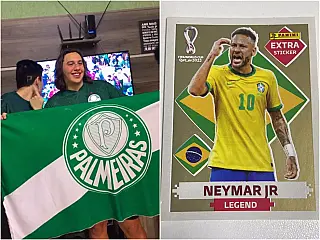 Após propostas por figurinha rara de Neymar, jovem tenta vender item para ver jogo do Palmeiras