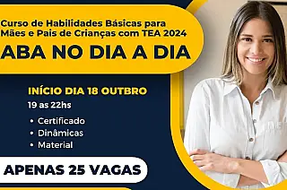 Método ABA para os pais é oferecido pelo Senac