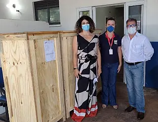JBS entrega mais três respiradores para o Hospital da Vida de Dourados