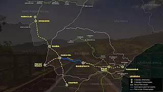 Ato marca apresentação de edital da ferrovia