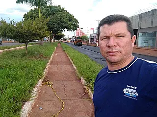 Olavo agradece serviços e pede manutenção de canteiros da Marcelino