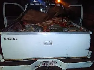 Paraguaios são presos transportando carne irregular na divisa do Estado