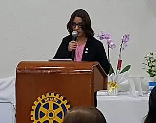 Carateca assume presidência de Rotary Kids