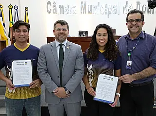 Profissionais do Sesc são homenageados na Câmara
