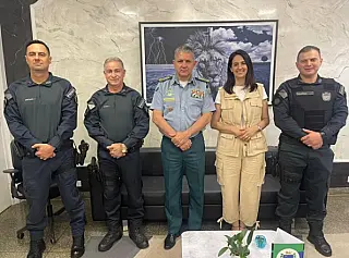 Gianni Nogueira visita batalhão da PM rural e reforça importância da corporação