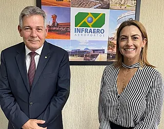 Soraya trata sobre melhorias para aeroportos de Dourados e Bonito na Infraero