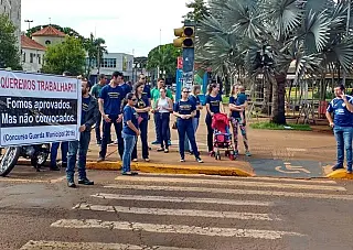 Aprovados da Guarda Municipal cobram nomeação na praça