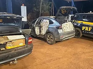 PRF apreende contrabando em Rio Brilhante