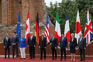 Cúpula dos 7 tem início na cidade siciliana de Taormina