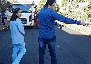 Prefeitura inicia recapeamento da rua Cuiabá em parceria com empresa