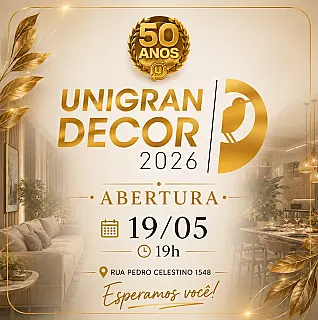 UNIGRAN Decor 2026 celebra edição histórica em comemoração aos 50 anos da Instituição