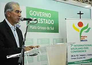 Reinaldo lança evento e fala do esforço em fazer de MS Estado Carbono Neutro