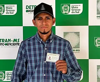 Estado tem primeiro condutor da Nova CNH