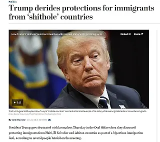 Donald Trump chama de 'buracos de merda' Haiti e outros países da América Central e África, diz Jorn