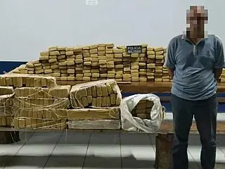 Suspeito de tráfico é preso com 410 quilos de maconha na MS-178