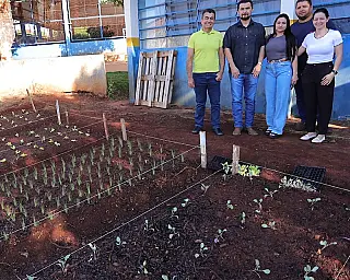 Município estimula hortas agroecológicas em escolas