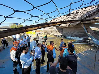 Riedel visita locais e famílias atingidas por estragos