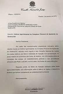 STF dá 48 horas para TJ de Goiás realizar inspeção em presídio onde 9 foram mortos