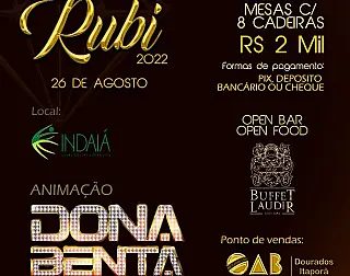 Baile da Advocacia já vende mesas