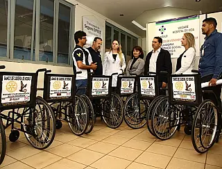 Unidades de Saúde recebem cadeiras de rodas em doação do Rotary